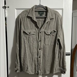 Men's Gray Woolrich Shirt